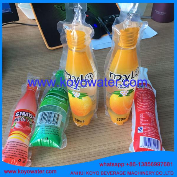 Buy cheap carbonated soft drink making machine/plastic bottle shape pouch soft drink packaging machine/mini bag drink filling mach from wholesalers