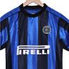 Buy cheap Inter Milan 1999 Retro Home Football Jersey Classic Blue and Black Stripes from wholesalers