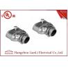 Buy cheap Galvanized Steel Flexible Conduit Fittings , Grey Zinc Die Casting Duplex Connector from wholesalers