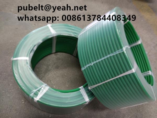 Buy cheap 85A Green Color Polyurethane Round Belt With High Tensile Tear Strength from wholesalers