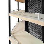 Customized Supermarket Display Shelving Modern Style For Attractive Retail