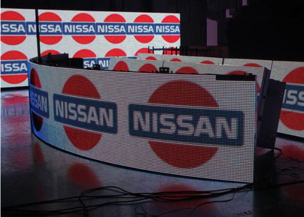 Buy cheap Flexible Indoor P5 Curved Led Video Wall For Advertising , 5MM Pixel Pitch from wholesalers