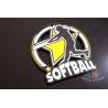 Buy cheap Girls Dye Black Plating Gymnastics Softball Glow In The Medals , Metal Custom Design Medallon from wholesalers