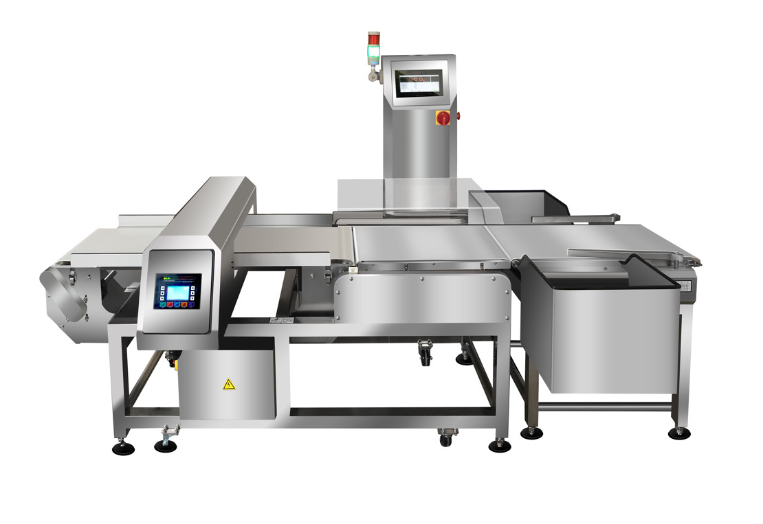 220V Conveyor Automatic Metal Detector For Food Processing Industry High Sensitivity