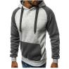 Buy cheap China Manufactur Color Block Heavyweight Cotton Hoodies mens sport sweatshirt from wholesalers