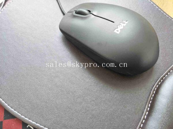 Buy cheap Custom Neoprene Rubber Sheet PU Leather Gaming Wrist Rest Mouse Pad For Office from wholesalers