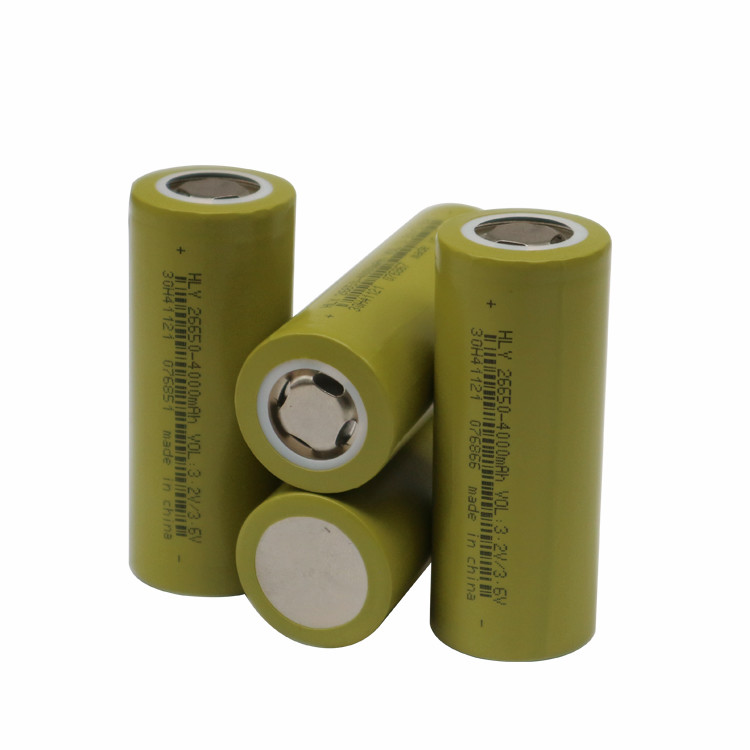 Electric Motorcycle Cylindrical 3.2V 26650 4000mah Battery Rechargeable Long Cycle Life