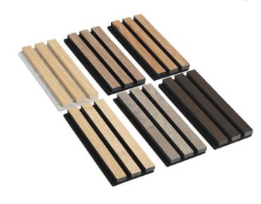 Buy cheap Laminate Natural Oak Wood Slat Acoustic Panel 21mm Thickness from wholesalers
