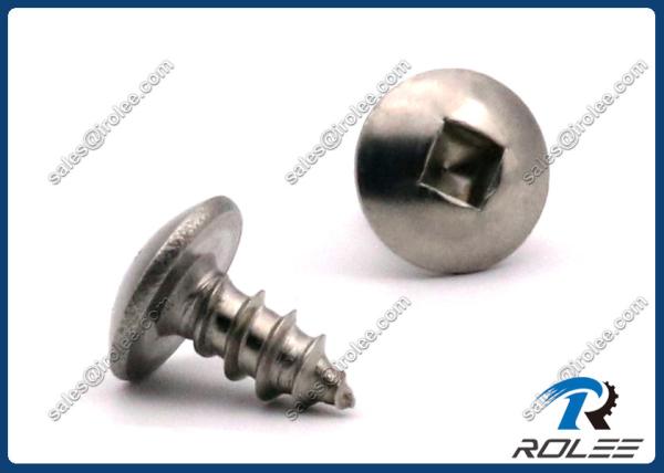 Buy cheap 18-8 / 410 Stainless Robertson Square Drive Truss Head Sheet Metal Screws from wholesalers