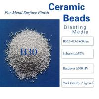 Buy cheap 65 HRC Mold Cleaning 2.3g/Cm3 B30 Ceramic Bead Blasting product