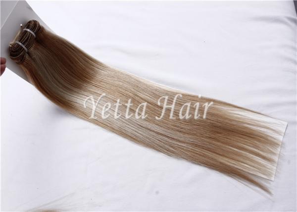 Buy cheap Customized Unprocessed Brazilian Virgin Human Hair Extensions Mixed Color from wholesalers