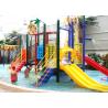 Buy cheap Mini Interactive Lanes Water Slide Construction Water Park Swimming Pool Equipment from wholesalers