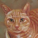 Cat Portrait Oil Painting Hand - Painted With Texture Turn Your Photo Into A