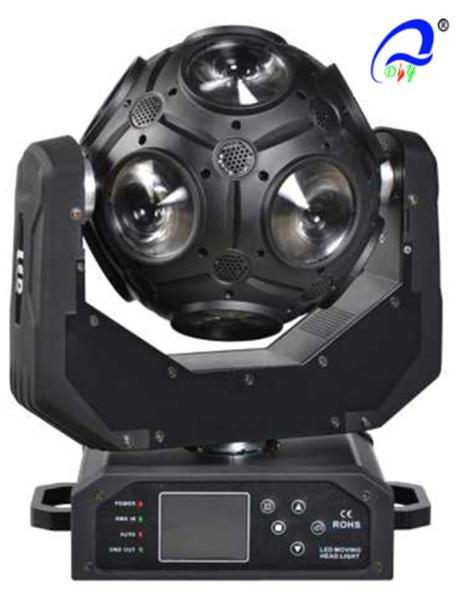 Buy cheap RGBW 4 In 1 Beam Moving Head Light 6° Angle Double - Rotation Football Shape from wholesalers