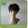 Buy cheap 7A Black Deep Wave Natural Human Hair Wigs No Shedding No Tangle For Black Women from wholesalers