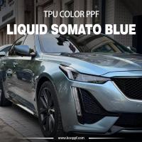 Buy cheap Liquid Somato Blue TPU Color PPF Car Colored Decorative Film 7.5mil K-008 product