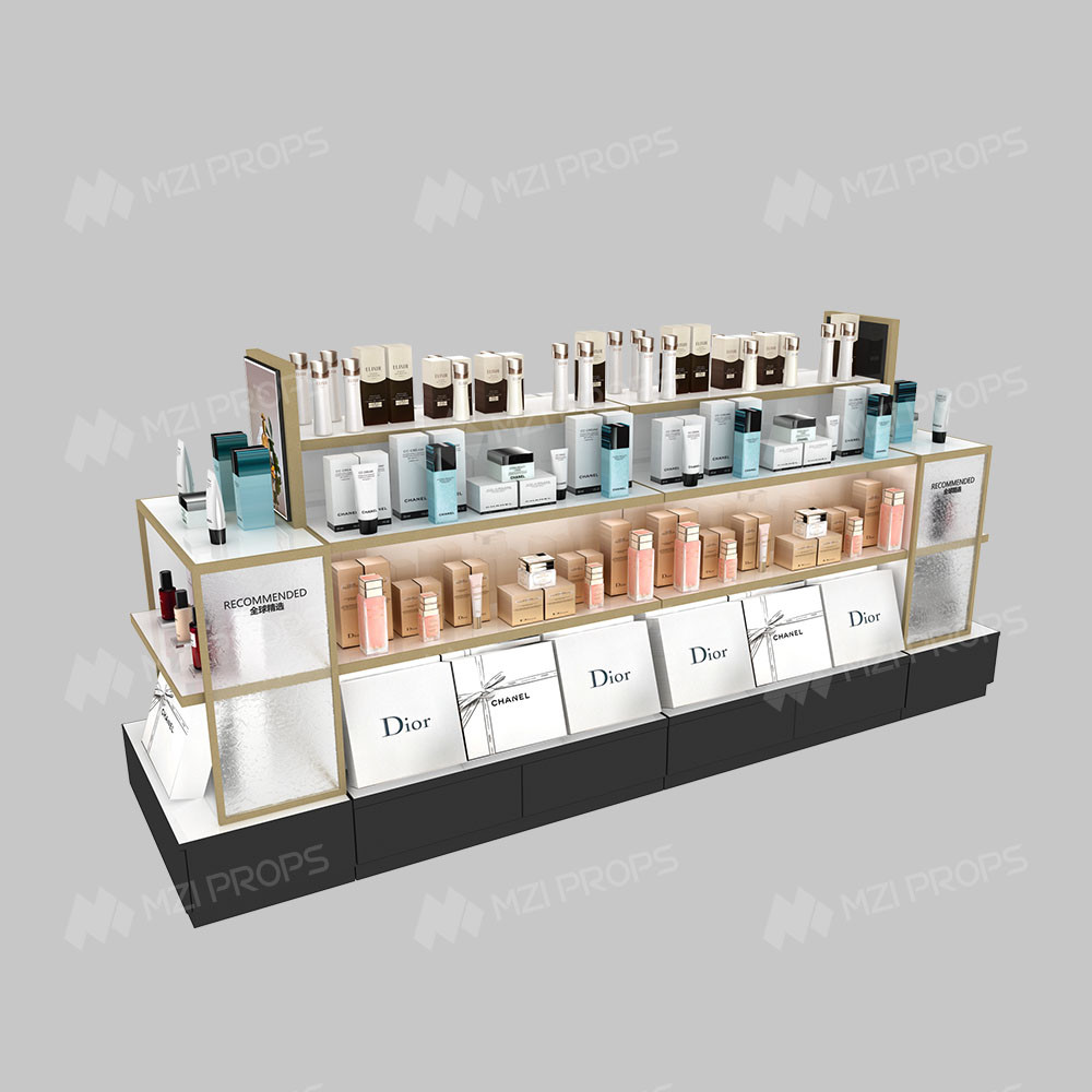 Perfume Display Stand Premium Promotion Cosmetic Display Showcase for Makeup Shop Display Furniture