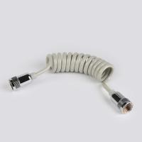 Buy cheap Plastic Nut Telephone Shower Hose PVC Material Anti Abrasion Moistureproof product