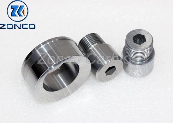 Buy cheap 100% Tungsten Carbide Drill Bit Nozzle Cemented Carbide Wear Parts High Precision from wholesalers