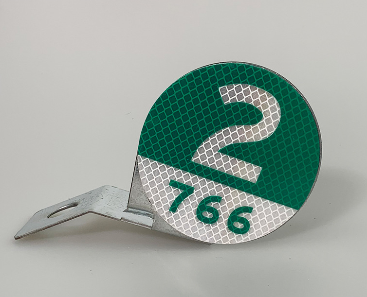 Aluminum Road Marking Reflector with Casting Aluminum Alloy Plastic Body Material