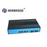 Buy cheap Single fiber 2 fiber 10 100 1000M industrial fiber ethernet switch 4 RJ45 media converter from wholesalers