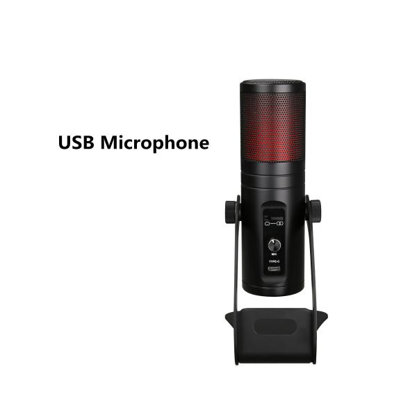 Buy cheap Metal 98db SNR USB Recording Microphone 75ma Microphone For Live Streaming Music from wholesalers