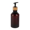 Buy cheap 7oz 10oz 16oz Cosmetic Lotion Bottle Slanted Shoulder 200ml 300ml 500ml Amber PET Bottle from wholesalers