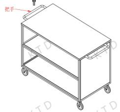 Buy cheap Flexible Platform Truck Trolley Stainless Steel Storage Trolley With 6" Silent Casters from wholesalers