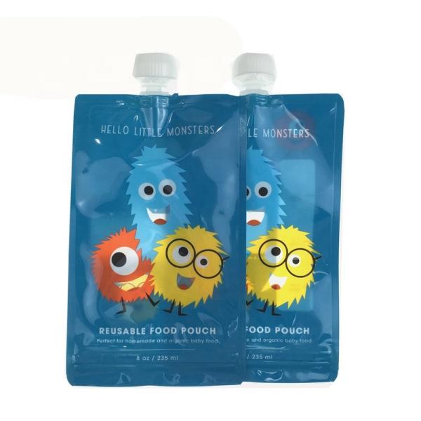 Buy cheap BPA Free Custom Spout Pouch Double Zipper Sealable Baby Food Spout Packaging from wholesalers