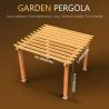 Buy cheap Commercial WPC Pergola Composite Outdoor Wood Pergola Rotproof from wholesalers
