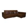 Buy cheap Classic Living Spaces Leather Sofa Steady Structure And Plastic Legs from wholesalers
