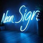 Customized Shape Acrylic Neon Light Sign for Outdoor Store Hang or Hoist