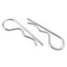 Buy cheap Zinc Carbon Steel DIN 11024 Fastener Pins R Spring Cotter Pin for Security Snap 2 X 50 mm from wholesalers