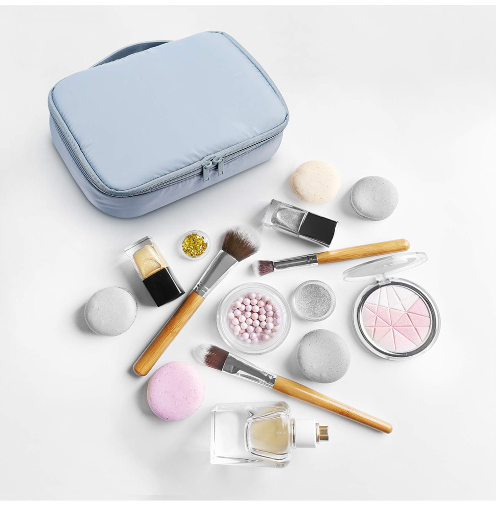 Girls Multifunction Cosmetic Organizer Bag With Inner Pouch
