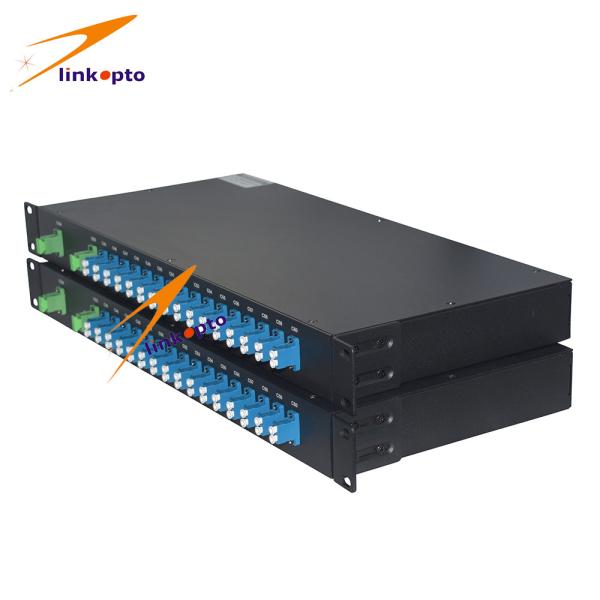 Quality High Isolation DWDM Mux Demux 16 Channel 100GHZ / 200GHZ Compact Design for sale