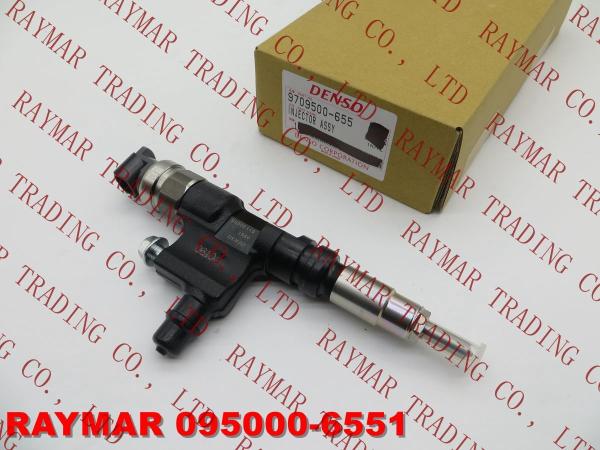 Buy cheap DENSO Genuine common rail injector 095000-6550, 095000-6551 for HINO bus N04C 23670-E0190 from wholesalers