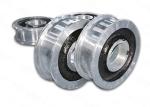 Steel Tracks Rail Cart Wheels , 500mm 1 - 300 Tons Double Flange Crane Wheels