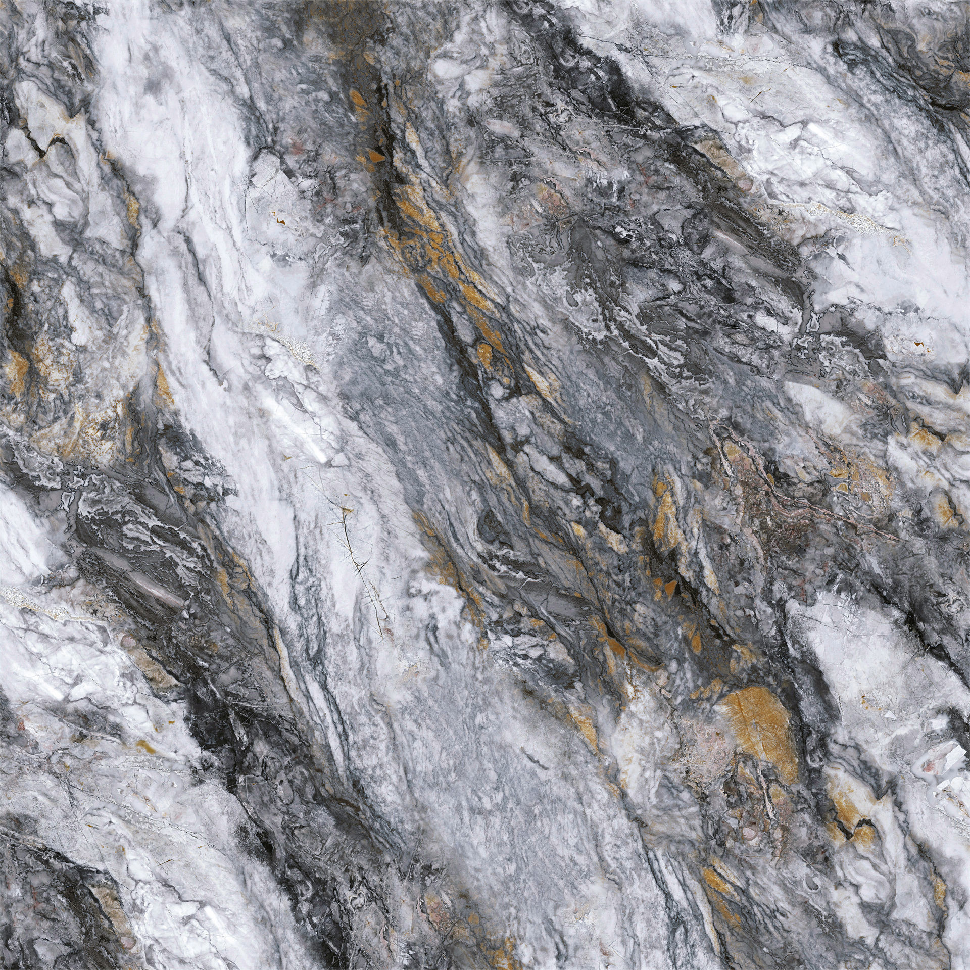 Wear - resistant and Stylish Polished Sintered Stone Slabs 1200x1200mm for Living Room Decoration