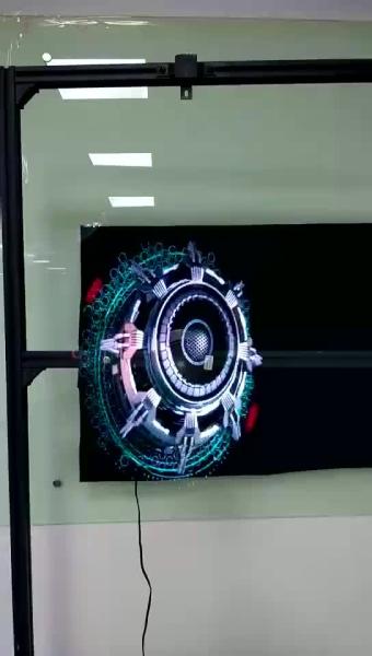 45cm mini cheap out professional holographic projector Signs 3D advertising air