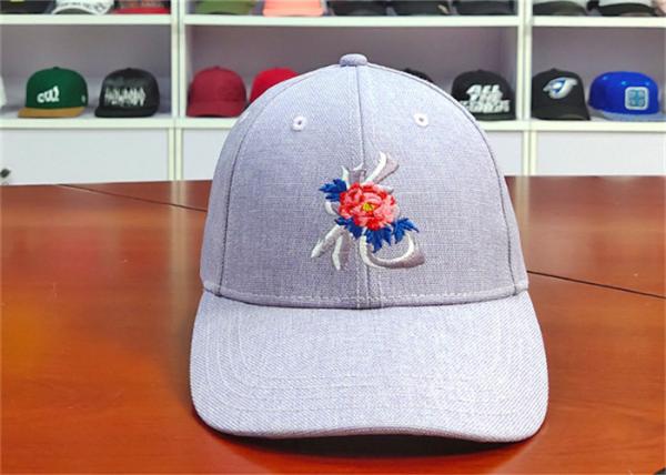 Buy cheap ACE Creative Flat Rose Embroidery Logo Custom Baseball Cap Leather Buckle Baseball Cap from wholesalers