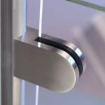 Precision Hardware Accessory Frameless Glass Balustrade Clamps 304 Stainless