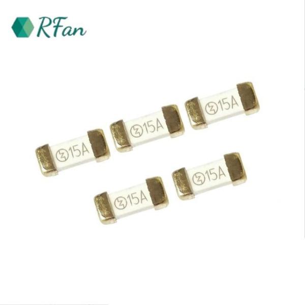 Buy cheap 2410/6125/1808 15A Surface Mount Fuse 125V/250V/300V Ceramic Patch Fuses from wholesalers