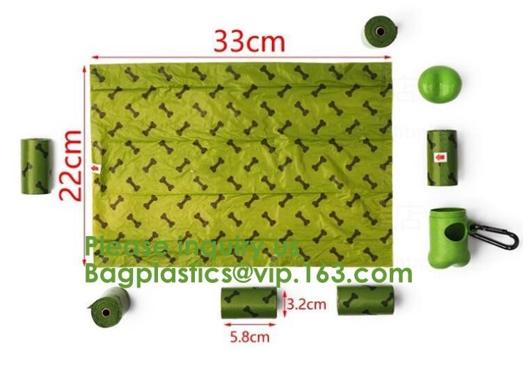 Manufacture 100% biodegradable Home compost or OK compost Durable Supermarket food waste garbage bags, bagease, package