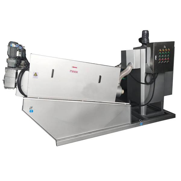 Buy cheap Stainless Steel Screw Press Sludge Dewatering Machine Integrated Thickening from wholesalers