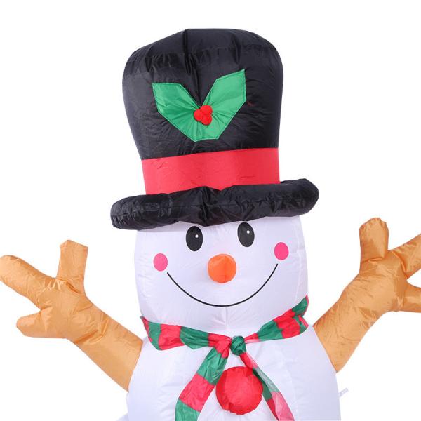 Buy cheap 190t Fabric Inflatable Snowman for Holiday Decoration from wholesalers