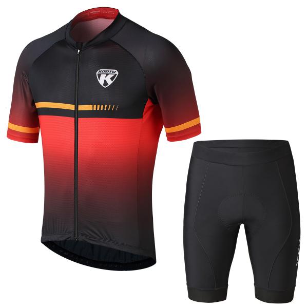 Buy cheap Polyester Mens Short Sleeve Cycling Jersey For Road Bike / Mountain Bike from wholesalers