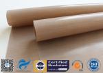 FDA Approved Beige PTFE Coated Fiberglass Fabric For BBQ Grill Mat