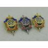 Buy cheap Hard Enamel Army Badges , Die Struck Zinc Alloy 3D Police Badge With Transparent Military from wholesalers