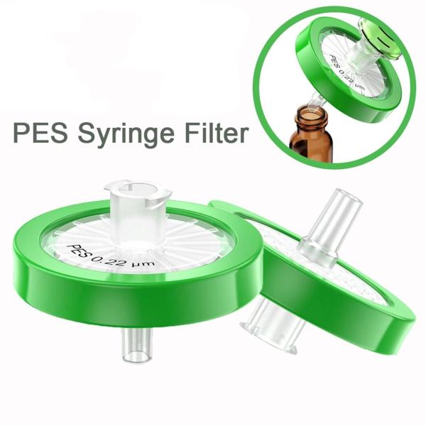 Buy cheap HPLC Certified Disposable PES Syringe Filters 13mm / 25mm / 33mm Diameter from wholesalers