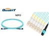 Buy cheap Data Transmission Fiber Optic Patch Cord / 12 Core Singlemode Cable 5M Length MPO LC Connector from wholesalers